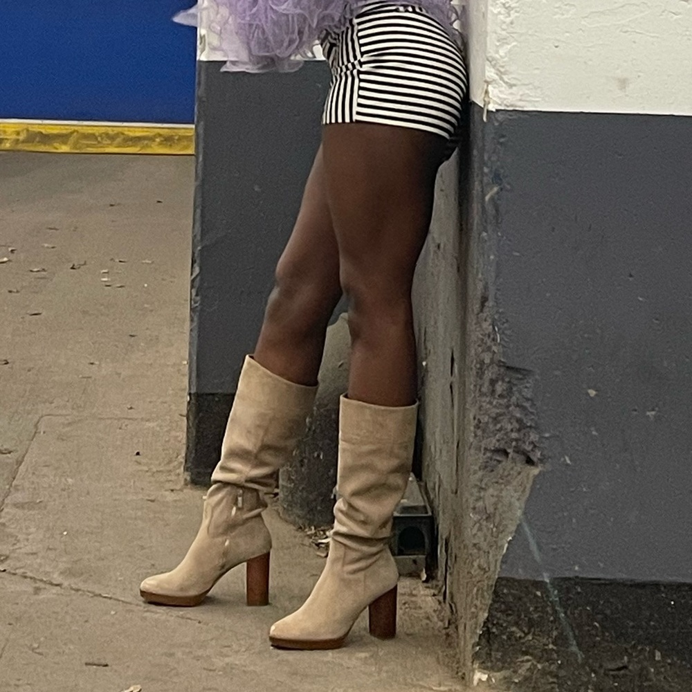 11M Michael Kors Knee High Suede Boots